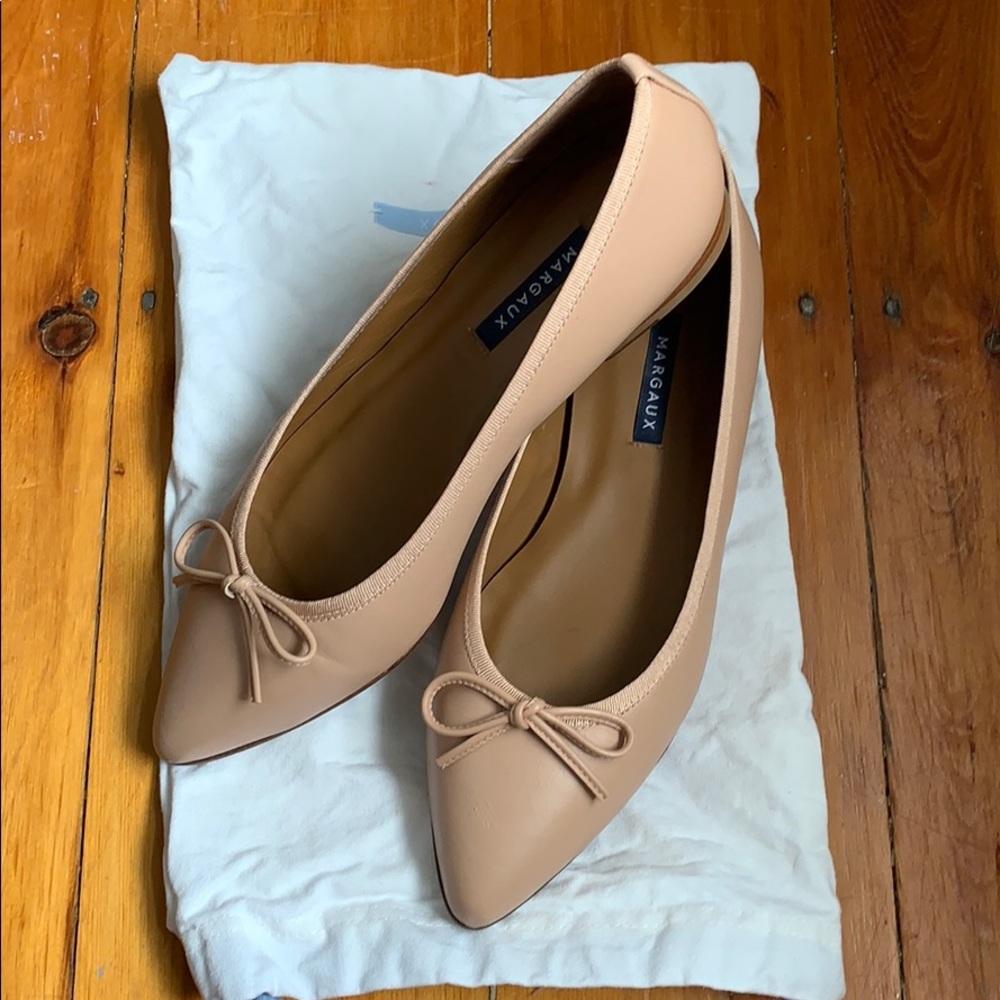 Margaux The Pointe in Rose Nappa Sz 39 (8.5)